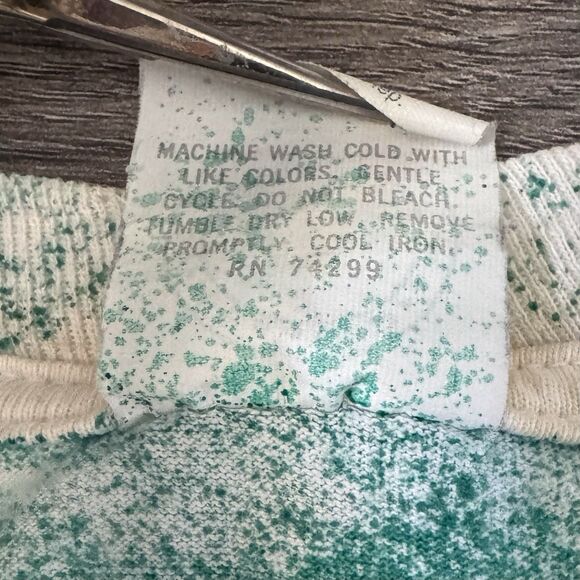 Vintage Wolf Shirt Mens XXL All Over Print AOP Single Stitch 90s tribal Aztec - Picture 4 of 11